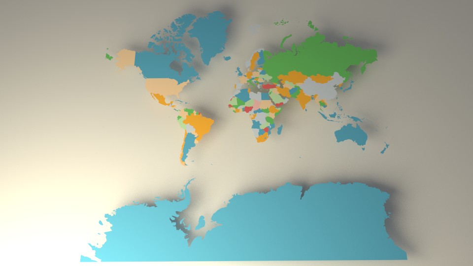 Worldmap Separated by Country preview image 2